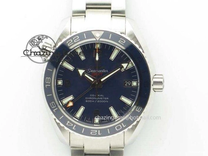 0127 Planet Ocean SS Bp Maker 45mm Orange Bezel On SS Bracelet A DailyWear 8216